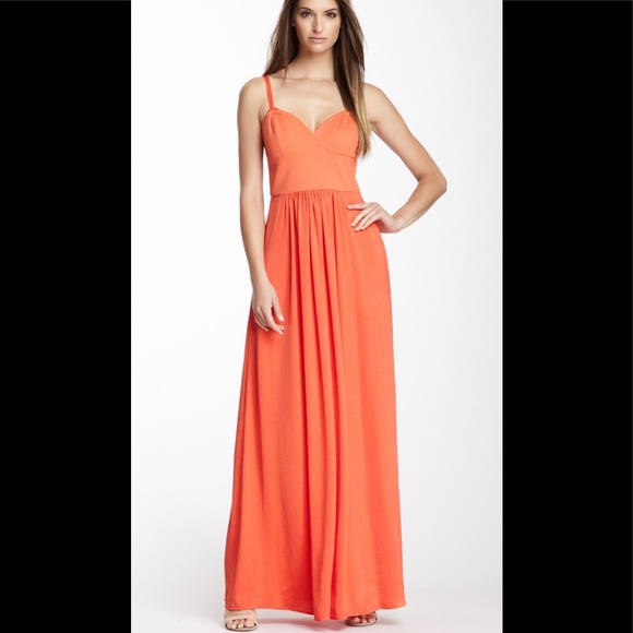 BCBGMAXAZRIA sleeveless floor-length dress XS - Picture 1 of 6